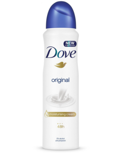 DOVE DESOD.SPRAY 200 ML ORIGINAL CLASSIC (AZUL)