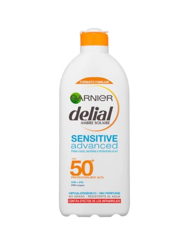 DELIAL SENSITIVE ADV.LECHE FP-50+ 400ML.