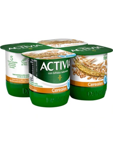 ACTIVIA 0 % CEREALES X4