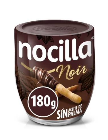 CREMA CACAO NOCILLA NOIR 180 GRS