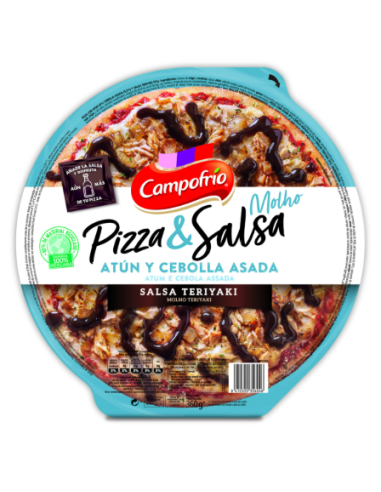 PIZZA CAMPOFRIO ATUN, CEBOLLA & SALSA TERIYAKI 360 GR