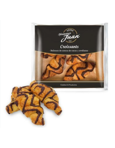 HNOS JUAN CROISSANTS RELLENOS DE CACAO 5 UNI.