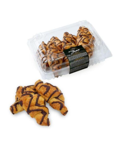 CROISSANTS rRAYADO CHOCOLATE HNOS. JUAN  7 UNIDADES