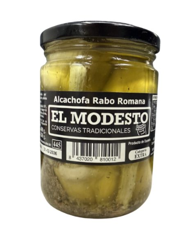 ALCACHOFAS ROMANA  CON RABO NACIONALES MODESTO 1/2 KG