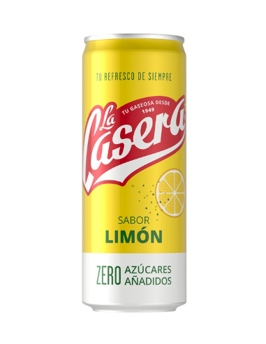 GASEOSA LA CASERA LIMON LATA 33 CL