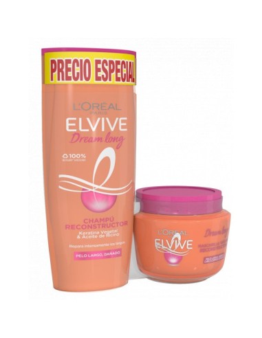 ELVIVE MASCARILLA 310ML.DREAM LONG+CHAMPU 250ML. (PACK)