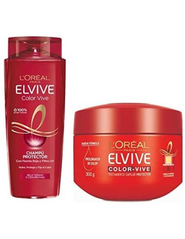 ELVIVE MASCARILLA 310ML.COLOR VIVE+CHAMPU 250ML. (PACK)