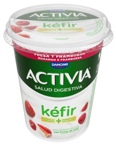 ACTIVIA KEFIR STRAW-RASPB 6X380G ES