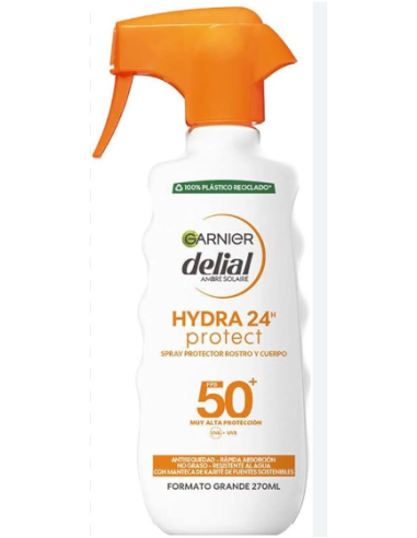 DELIAL LECHE HYDRA 24 PROTECT.PISTOLA FP-50+ 270ML.