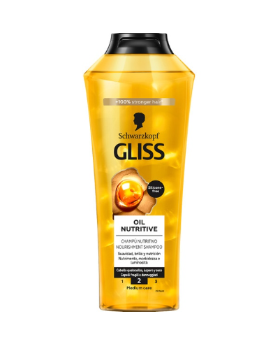 GLISS CHAMPU OIL NUTRITIVE 400ML