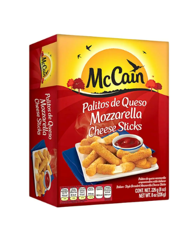 PALITOS DE QUESO MOZZARELLA MCAIN 1 KG