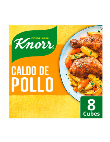 CALDO KNORR POLLO A. OLIVA 8 PTLLAS.