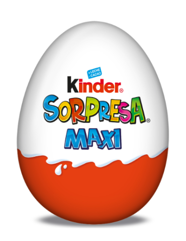 CHCTE. KINDER HUEVO MAXI SORPRESA T.100