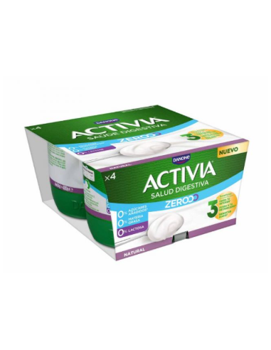 ACTIVIA TRIPLE 0 NATURAL X 4