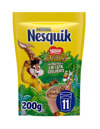 NESQUIK JUNGLY BOLSA 200 GRS