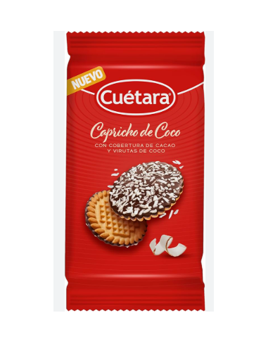 GALLETAS CUETARA CAPRICHOS DE COCO 160 GR.