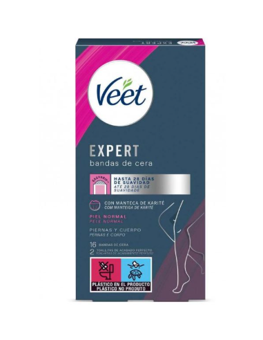 VEET DEPIL.CERA FRIA 16 BANDAS