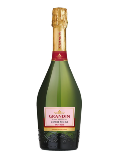 BRUT GRANDIN ROSE GRAN RESERVE METODO CHAMPAGNE 75 CL