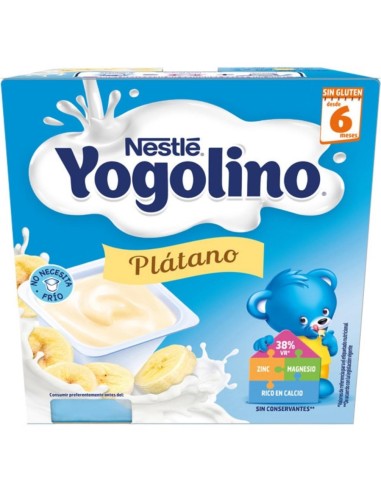 YOGOLINO SABOR PLATANO PACK-4