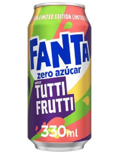 FANTA TUTTI FRUTTI ZERO EDICION LIMITADA 330ML