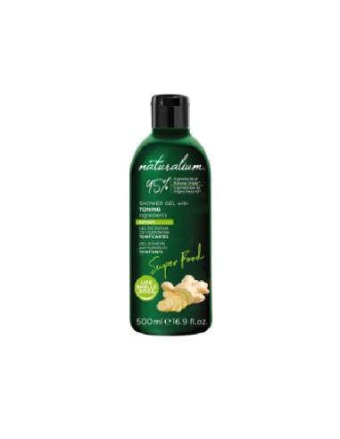 NATURALIUM SUP.FOOD GEL 500ML.95% ORIG.VEGETAL JENGIBRE D1