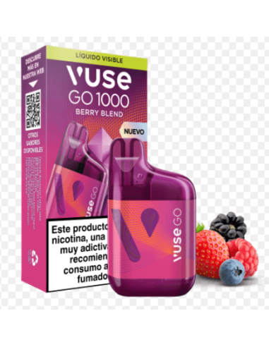 VAPER CUADRADO FRUTOS ROJOS ICE C/NICOTINA 600CALADAS