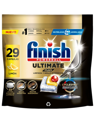 FINISH LAVAVAJILL.DETERG.ULTIMATE PLUS 29 PAST.LIMON