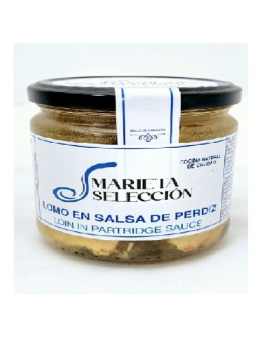 LOMO EN SALSA DE PERDIZ MARIETA 350 GR