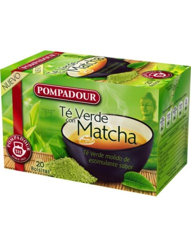 POMPADOUR INFUSION 20 BOLSITAS TE VERDE MARCHA