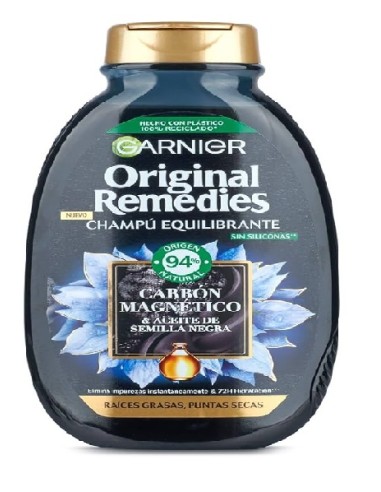 ORIGINAL REMEDIES MASC.340ML+CHAMPU.250ML.CARBON MAGNETI