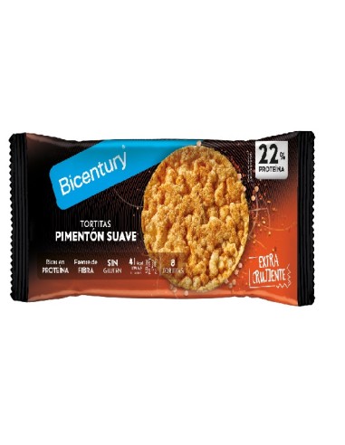 BICENTURY TORTITAS PIMENTON SUAVE 82 GRS