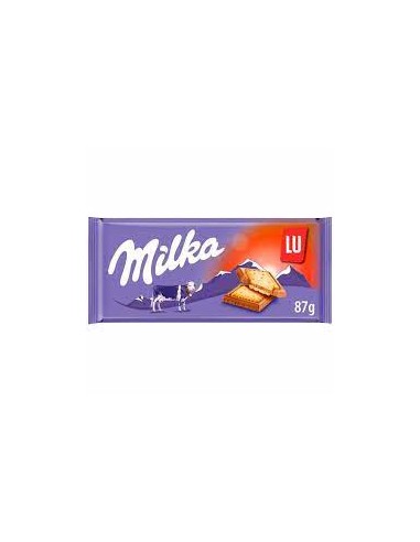 CHCTE. MILKA CHOCO GALLETA LU  100 GRS