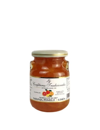 MERMELADA ORO NARANJA+POMELO+LIMON 300G