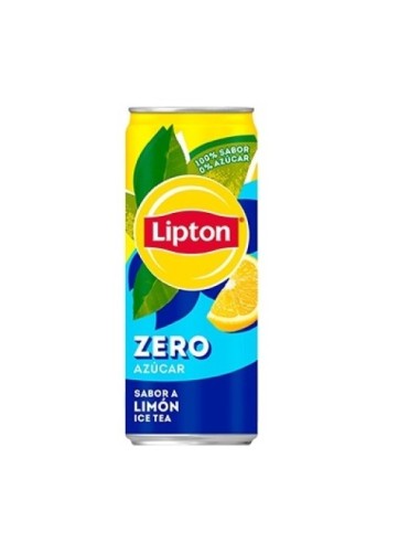 LIPTON TEA LIMO ZERO LATA 330 ML