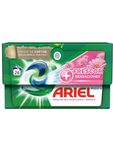 ARIEL DETERG.CAPSULAS 19+726 ALL IN 1 FRESCOR SENSACIONES
