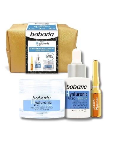 BABARIA CREMA FACIAL50ML HYALURONIC+SERUM30ML+AMPOLLA2