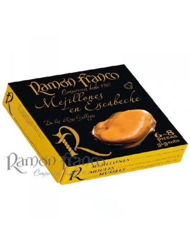 MEJILLON ESCABECHE A. OLIVA RO-120 6/8 RAMON FRANCO
