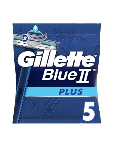GILLETTE MAQUINILLA DOBLE FILO BLUE II PLUS 5UD