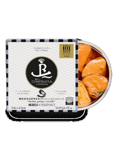 RAL CONSERVERA ESPAÑOLA MEJILLONES ESCABECHE 7/9