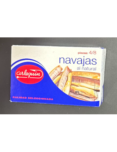 NAVAJAS AL NATURAL LATA 120G.