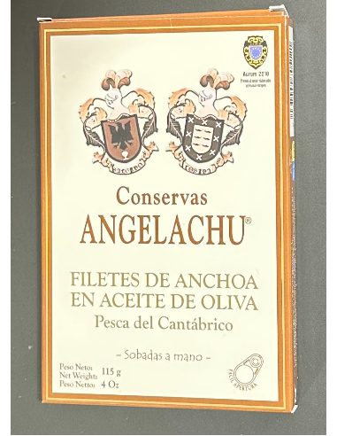 ANCHOAS CANTABRICO A-O L. HANSA 14 FILETES ANGELACHU