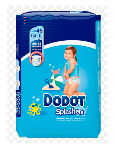 DODOT SPLASHERS T-4/5 9-15KG.