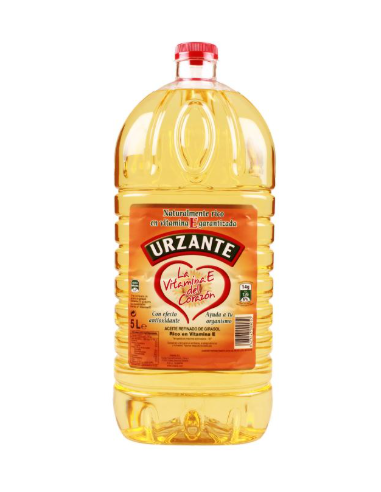 URZANTE ACEITE DE GIRASOL GARRAFA 5L