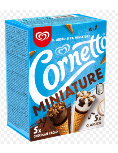 MINIATURE CORNETO NATA-CHOCOLATE 10 UNIDADES