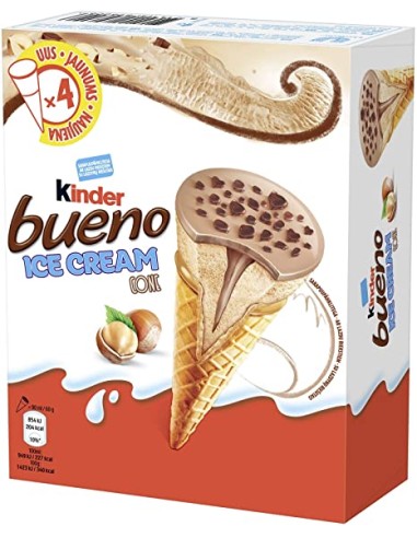 HELADO KINDER BUENO CLASSIC CONO 4 UNI.