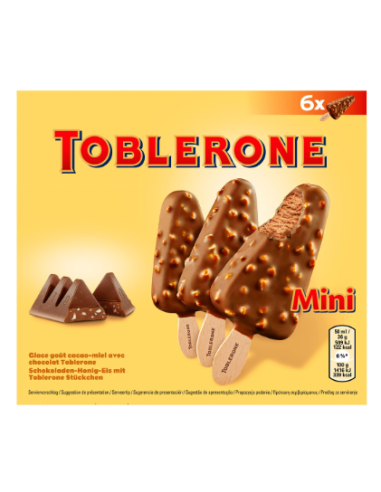 HELADO TOBLERONE MINI 6 UNI. 
