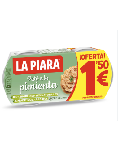 PATE PIARA SUAVE A LA PIMIENTA PK-2 