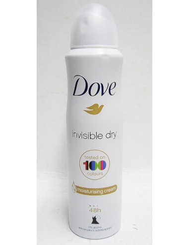 DEO. DOVE  SPRAY INVISIBLE 150 ML