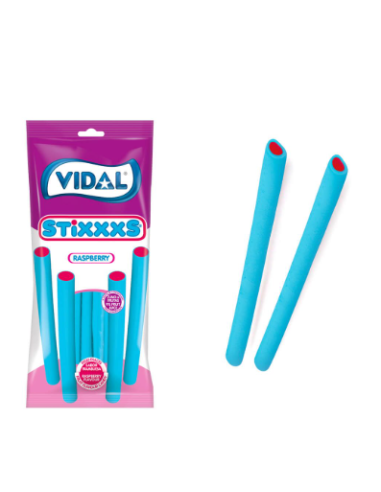 STIXXXS FRAMBUESA/RASPBERRY VIDAL 90GR