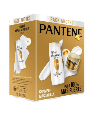 PANTENE PACK CHAMPU 360ML+ MASCARILLA REPARA Y PROTEGE